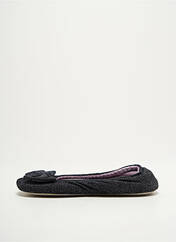 Chaussons/Pantoufles noir ISOTONER pour femme seconde vue