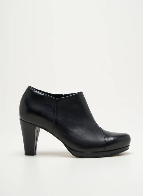 Bottines/boots matière lisse talon de 4 à 6cm noir CLARKS femme