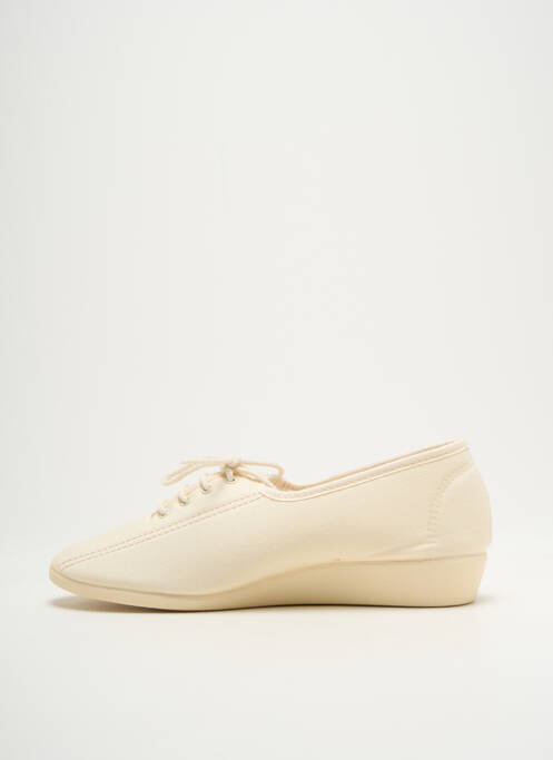 Chaussons/Pantoufles beige GOES pour femme