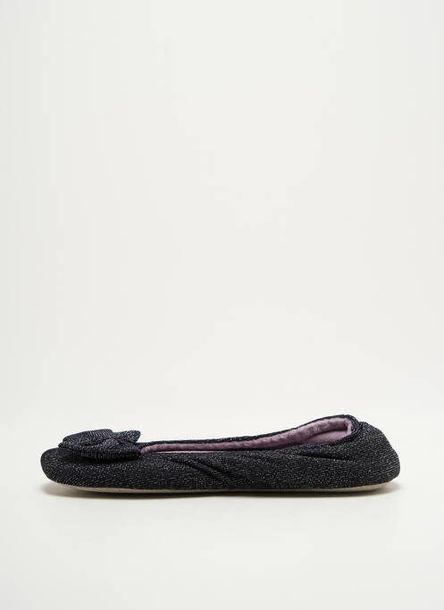 Chaussons/Pantoufles noir ISOTONER pour femme