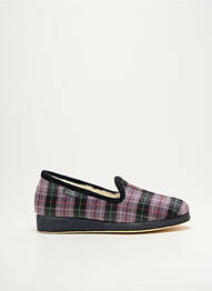 Chaussons/pantoufles bout rond talon plat jusqu'à 3cm violet SEMELFLEX femme