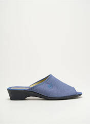 Chaussons/Pantoufles bleu SEMELFLEX pour femme seconde vue