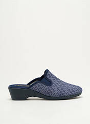Chaussons/Pantoufles bleu SEMELFLEX pour femme seconde vue