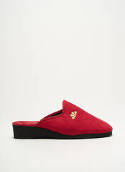 Chaussons/Pantoufles rouge SEMELFLEX pour femme seconde vue