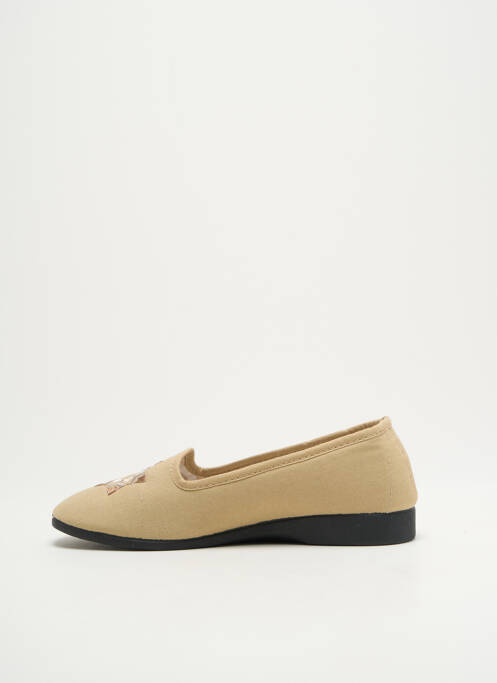 Chaussons/Pantoufles beige SEMELFLEX pour femme