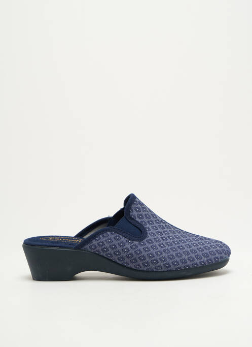 Chaussons/Pantoufles bleu SEMELFLEX pour femme