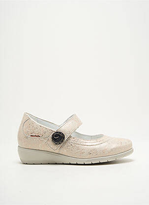 Ballerines semelle amovible talon de 4 à 6cm beige MOBILS femme