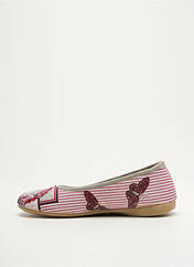 Chaussons/Pantoufles rose LA MAISON DE L'ESPADRILLE pour femme seconde vue