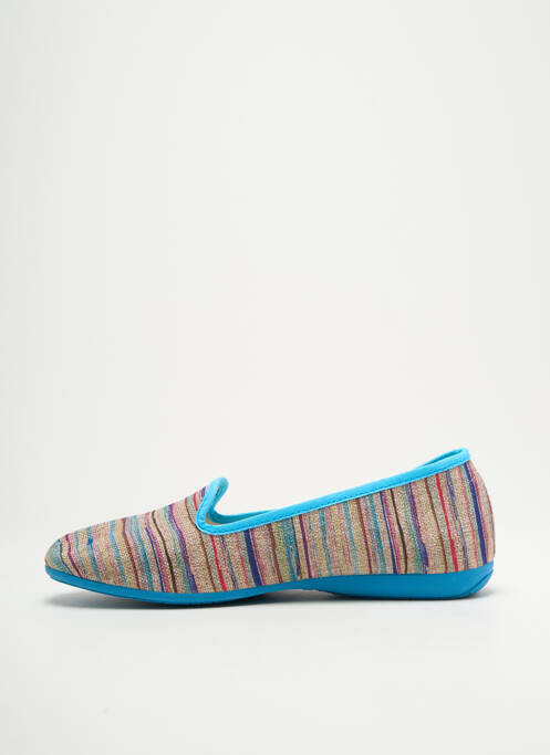 Chaussons/Pantoufles bleu LA MAISON DE L'ESPADRILLE pour femme