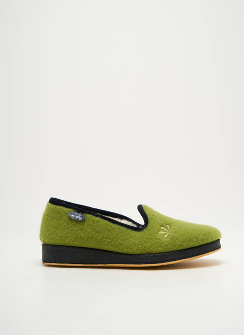 Chaussons/Pantoufles vert SEMELFLEX pour femme