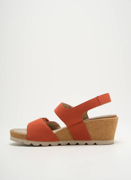 Sandales/Nu pieds orange MOBILS pour femme
