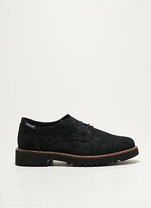 Derbies tissage satiné talon plat jusqu'à 3cm noir MEPHISTO femme