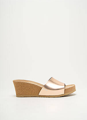 Mules/sabots talon compensé talon de 7 à 9cm rose MEPHISTO femme