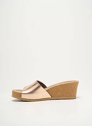 Mules/sabots talon compensé talon de 7 à 9cm rose MEPHISTO femme