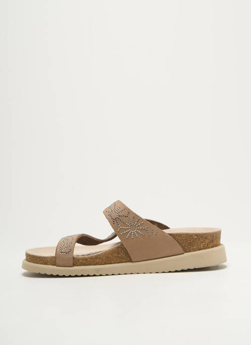 Tongs beige MEPHISTO pour femme