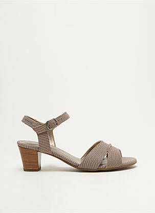 Sandales/nu pieds talon bottier talon de 4 à 6cm marron MEPHISTO femme