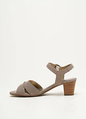 Sandales/nu pieds talon bottier talon de 4 à 6cm marron MEPHISTO femme