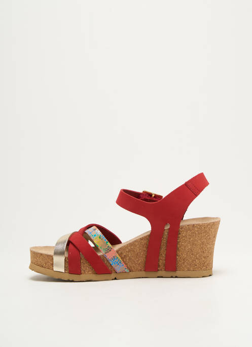 Sandales/Nu pieds rouge MEPHISTO pour femme