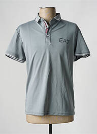 Polo stretch manches courtes gris EA 7 homme