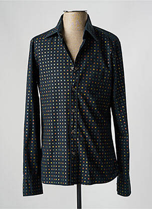 Chemise manches longues coupe cintrée noir GUESS BY MARCIANO homme