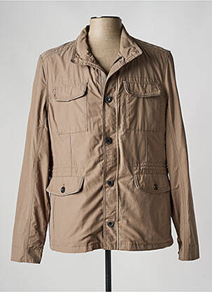 Coupe-vent manches longues sans capuche marron DELAHAYE homme