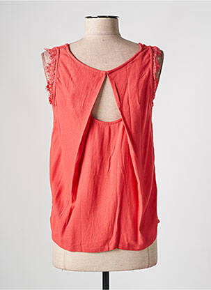 Top coupe fluide sans manche rose TEDDY SMITH femme