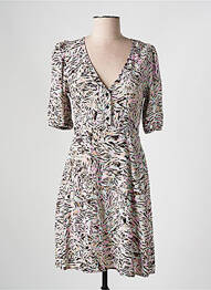 Robe courte manches courtes manches courtes rose VERO MODA femme