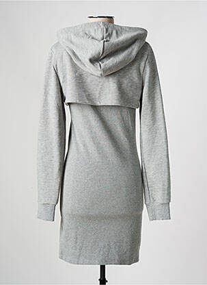 Robe mi-longue manches longues manches longues gris TALLY WEIJL femme