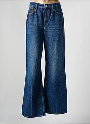 Jean coupe flare stretch taille normale bleu TRUSSARDI JEANS femme