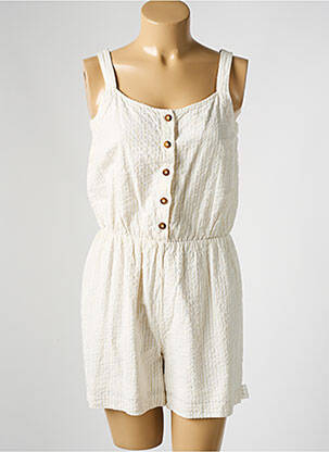 Combishort fermeture boutonnée sur le devant fines bretelles beige !OHO! femme