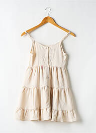 Robe mi-longue fines bretelles fines bretelles beige MOLLY BRACKEN fille