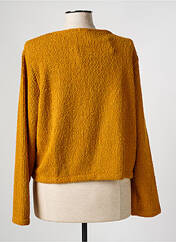 Gilet manches longues jaune MALOKA pour femme seconde vue