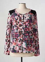 Gilet manches longues rose PURPLE JAM pour femme seconde vue