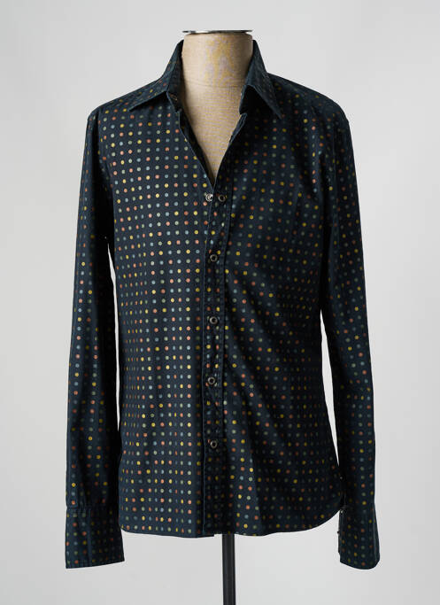 Chemise manches longues coupe cintrée noir GUESS BY MARCIANO homme