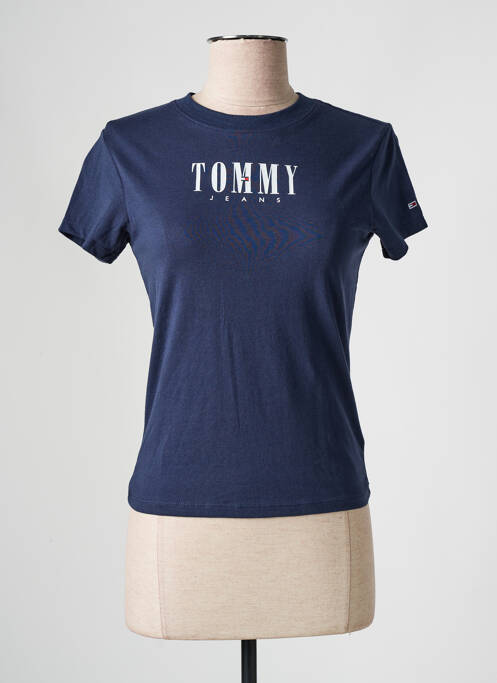 T-shirt coupe cintrée manches courtes bleu TOMMY HILFIGER homme