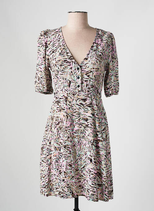 Robe courte rose VERO MODA pour femme