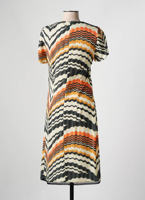 Robe mi-longue orange MERI & ESCA pour femme