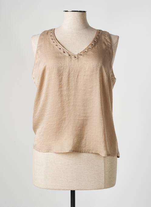 Top beige ANDAMIO pour femme