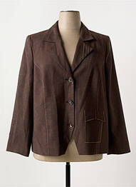 Blazer poches marron GUY DUBOUIS femme