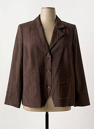 Blazer poches marron GUY DUBOUIS femme