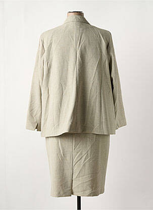 Ensemble jupe tissage crêpe beige GUY DUBOUIS femme