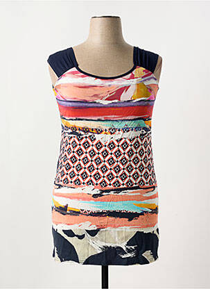 Débardeur bleu ALEXANDRE D. pour femme