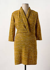 Robe mi-longue jaune MULTIPLES pour femme seconde vue