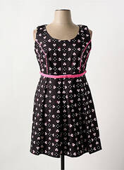 Robe mi-longue noir POUPÉE CHIC BY MERCEDES DE MIGUEL pour femme seconde vue