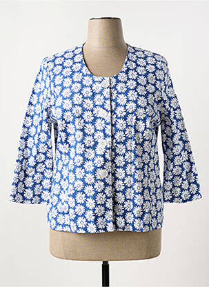 Veste casual bleu GEVANA pour femme