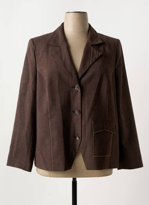 Blazer poches marron GUY DUBOUIS femme