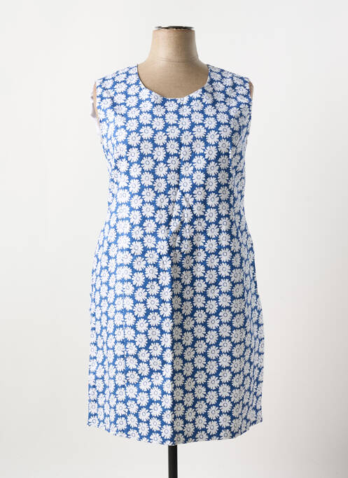 Robe mi-longue bleu GEVANA pour femme