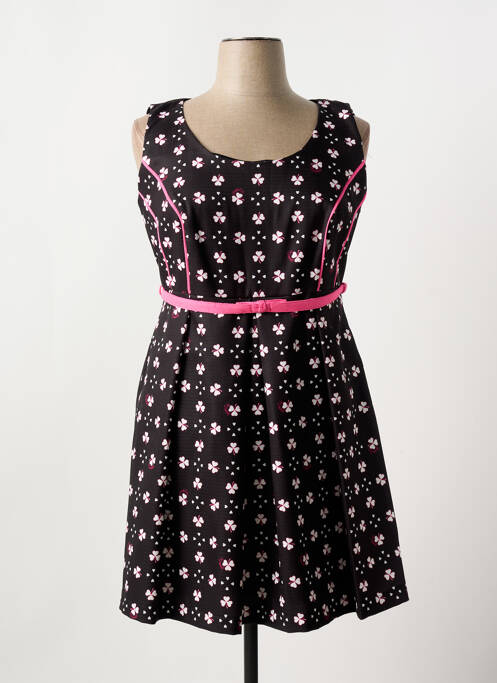 Robe mi-longue noir POUPÉE CHIC BY MERCEDES DE MIGUEL pour femme