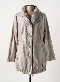 Imperméable finition intérieure doublure satiné sans capuche gris GELCO femme