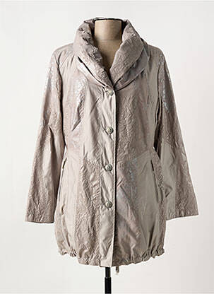 Imperméable poches sans capuche gris GELCO femme